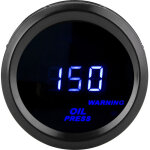 Jeffergarden - jauge de pression d'huile, 2in 0 - 150psi 12v automobile digital blue led manom�tre de ...