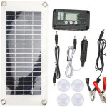 Jeffergarden - kit de panneaux solaires pour camping - car, 30w, en polysilicium, panneau de chargeur ...