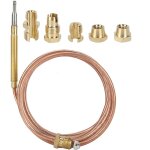 Jeffergarden kit de thermocouple pour cuisinire  gaz, quipement de protection de chauffage, sonde ...