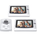 Jeffergarden kit de visiophone filaire 7 pouces, vision nocturne, interphone  2 voies, systme de sonnette ...