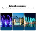 Jeffergarden lampe de piscine � led 15w ip68 ac lampe 12v lumi�re sous - marine applique murale de piscine ...