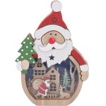 Jeffergarden ornement de nol lumineux, d�corations de nol en bois �mettant de la lumi�re led, cadeaux ...