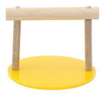Jeffergarden perchoir en bois pour oiseaux, cadre sur pied, poteau de support, base en plastique, perroquet ...