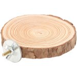 Jeffergarden plate - forme de perchoir ronde pour oiseaux, support en bois naturel pour cage � oiseaux, ...