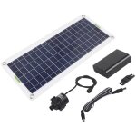 Jeffergarden - pompe de fontaine  eau solaire, pompe  eau solaire 30w avec panneau solaire, kit de ...