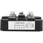 Jeffergarden pont redresseur triphas� � diodes � onde compl�te mds - 100a 1600v, 5 bornes