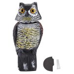Jeffergarden tte rotative chouette leurre protection rpulsif oiseau ravageur pouvantail pouvantail ...