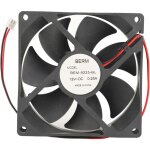 Ventilateur  double roulement  billes 4 pouces dc12v 3000 tr / min, extracteur de fume 90mm pour bricolage, ...