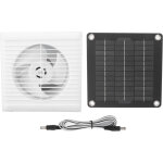 Jeffergarden - ventilateur d'extraction solaire ip67 �tanche 6 pouces s�r 10w 12v ventilateur de panneau ...
