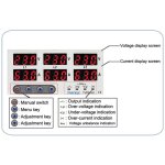 Jeffergarden voltm�tre � rail din triphas� amp�rem�tre protecteur de surintensit� de surtension automatique ...