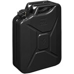 Jerrican 20l m�tal noir homologu� un - & t�v / gs