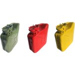 Jerrican m�tal hydrocarbure 5 litres rouge
