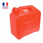 Jerrican plastique 20l renforc avec bec verseur intgr