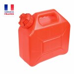 Jerrican plastique 5l renforc avec bec verseur intgr