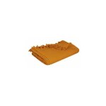 Jet de lit coton jaune moutarde 160x220cm atmosphera crateur d'intrieur