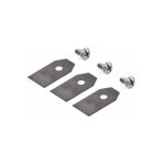 Jeu de 3 lames robot tondeuse gardena 4087 - 20 - 9668095 - 01 r40li - r70li livr� avec vis