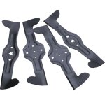 Jeu de 4 lames pour autoportée coupe 92cm ayp électrolux éjection arrière Jeu de 4 lames pour autoportée coupe 92cm ayp électrolux éjection arrière