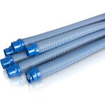 Jeu de 6 sections de tuyaux twist lock, 6 x 1m, pour robots nettoyeurs de piscine hydrauliques, bleu, ...
