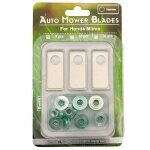 Jeu de 9 lames robot tondeuse honda ecrous