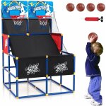 Goplus jeu de basketball arcade lectrique avec 2 paniers, 4 ballons pour enfants, machine de tir basket ...