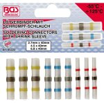 Jeu connecteurs de soudure et gaine thermorétractable 9 pièces bgs 85220 Jeu connecteurs de soudure et gaine thermorétractable 9 pièces bgs 85220