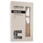 Jeu de couteaux � d�couper en bois de peuplier teint� rouge compress� et lame en acier inoxydable nitrum� ...