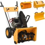 Jeu de souffleuse � neige et balayeuse � essence 4 en 1 6, 5 ch