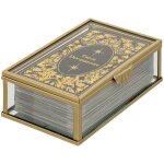 Jeu de tarot little cotage verre dor� l13cm atmosphera cr�ateur d'int�rieur