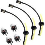 Jeu universel de durite essence et poire amorcage (3 durite et 4 poire d'amor�age) pour carburateur debroussai ...