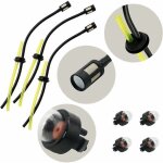 Jeu universel de durite essence et poire amorcage (3 durite et 4 poire d'amor�age) pour carburateur debroussai ...