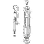 Jika pi�ces de rechange - m�canisme de chasse d'eau pour wc combin�, blanc h8913830000001