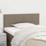 Jinlefu - the living store tête de lit taupe 80x5x78 / 88 cm tissu - tête de lit - literie - meuble de ... Jinlefu - the living store tête de lit taupe 80x5x78 / 88 cm tissu - tête de lit - literie - meuble de ...