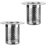 2 pi�ces filtre a cheveux douche bouchon lavabo inoxydable bouchon evier cuisine pour balcon cuisines ...
