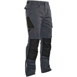 Jobman pantalon de manutention 2321, gris / noir, taille 24 trapue