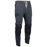 Lma - pantalon 1601 techno taille s gris noir en molleton avec taille élastiquée Lma - pantalon 1601 techno taille s gris noir en molleton avec taille élastiquée