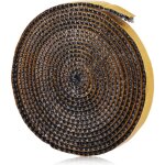 Kcvv - joint de chemine autocollant, 3mm x 1cm x 3m joint fibre verre plat joint de pole  bois joint ...