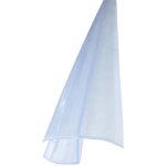 Joint de douche � fente, joint de porte transparent pour porte de douche en verre, l�vre souple l�g�rement ...