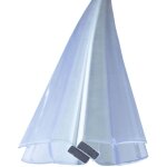 Joint de douche joint magntique pour portes de douche, 2m transparent angle de fermeture de 90 et 180 ...