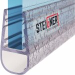 Joint de douche pour paroi en verre, 110cm, vitre 6 / 7 / 8mm, joint d'�tanch�it� pvc droit pour les ...