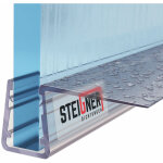Joint de douche pour paroi en verre, 130cm, vitre 6 / 7 / 8 mm, joint d'tanchit pvc droit pour les ...