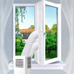 Joint de fentre pour climatiseurs mobiles et schoirs  sche linge(400cm) - kit calfeutrage climatiseur ...