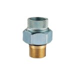 Joint filet� di�lectrique isolant pour services d'eau diel. joint laiton 3 pcs 3 / 4 'mf