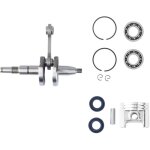 Joint d' de roulement manivelle et kit segments piston 37mm adaptés aux pièces moteur tronçonneuse ms170 ... Joint d' de roulement manivelle et kit segments piston 37mm adaptés aux pièces moteur tronçonneuse ms170 ...