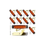 Jormftte - 10pcs feux de gabarit latéraux led, 12v 24v feux de gabarit led arrière avant indicateur feux ... Jormftte - 10pcs feux de gabarit latéraux led, 12v 24v feux de gabarit led arrière avant indicateur feux ...