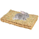 Jormftte - 3 pi�ces tiss�es � la main tapis d'herbe pour lapins, jouets � naturels pour petits animaux ...
