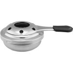 Mini brleur  alcool - brleur  fondue portable efficace en acier inoxydable avec poigne anti - brlure ...