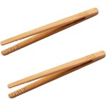 Pinces à toast en bambou réutilisables - pinces à grille - pain en bois pour cuisiner et tenir - ustensile ... Pinces à toast en bambou réutilisables - pinces à grille - pain en bois pour cuisiner et tenir - ustensile ...