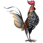 Jormftte - sculpture en mtal sculpt fer coq ameublement oeuvre artisanat cadeaux