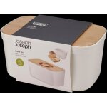 Joseph&joseph - joseph joseph bread bin - bote  pain avec couvercle pour planche  dcouper - blanc ...