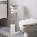Joseph&joseph - joseph joseph easystore? porte rouleau de papier - toilette en acier inoxydable (j70518) ...